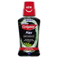 colgate plax bamboo charcoal mint mouth rinse 250ml