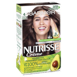garnier nutrisse permanent hair colour - 4 tamarind dark brown (enriched with 4 natural oils)