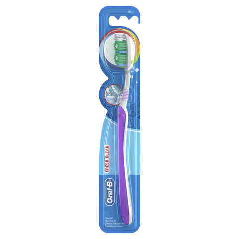 oral-b all rounder fresh clean soft manual toothbrush 1 pack
