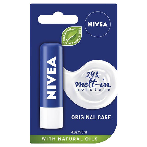 nivea lip care original care complipments 4.8g