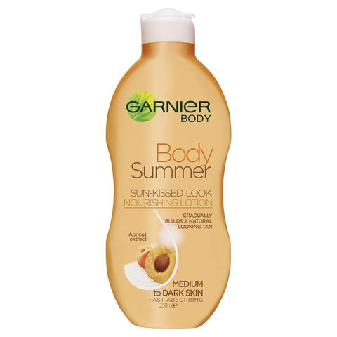 Garnier body summer moisturising lotion sunkissed look medium to dark skin 250ml