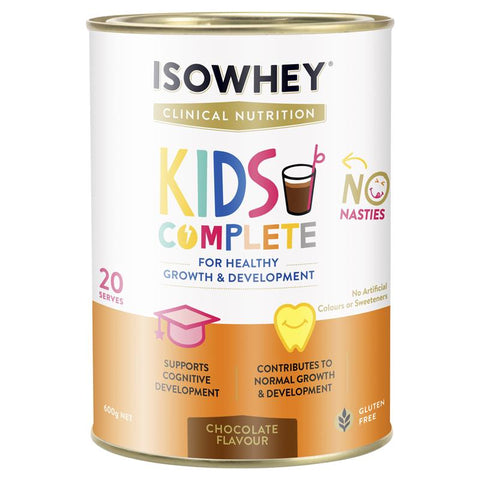 isowhey clinical nutrition kids complete chocolate 600g