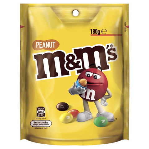 mars m&ms peanut chocolate 180g