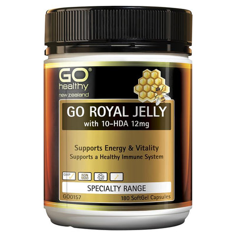 go healthy royal jelly 1000mg 10 hda 12mg 180 capsules