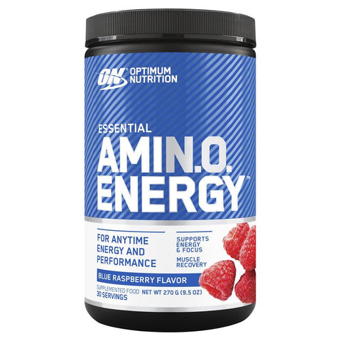 optimum nutrition amino energy blue raspberry 30 serve 270g