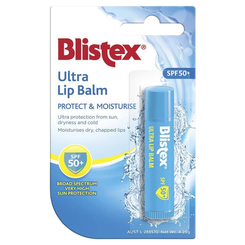 blistex ultra lip balm spf 50+ 4.25gm stick