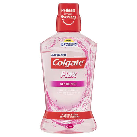 colgate mouthwash plax gentle 500ml