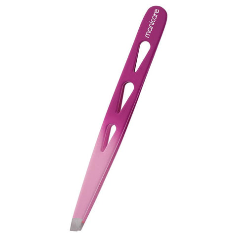 manicare precision tweezers pink