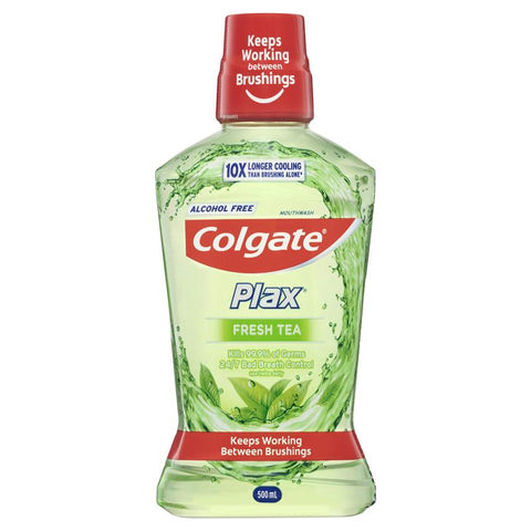 colgate mouthwash plax fresh tea 500ml