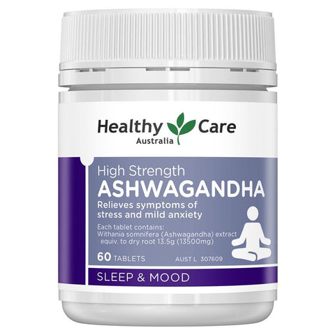 healthy care high strength ashwagandha 60 tablets