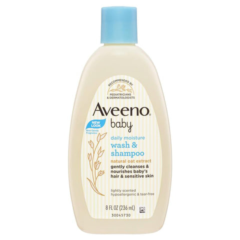 aveeno baby wash and shampoo 236ml