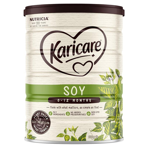 karicare+ soy milk infant formula all ages from birth 900g