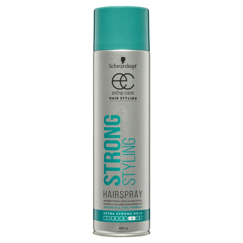 schwarzkopf extra care hair spray strong 400g