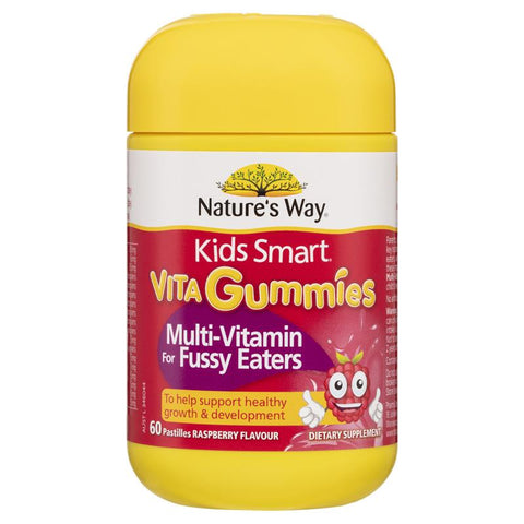 natures way kids smartnatures way kids smart vita gummies multi fussy eaters60ea