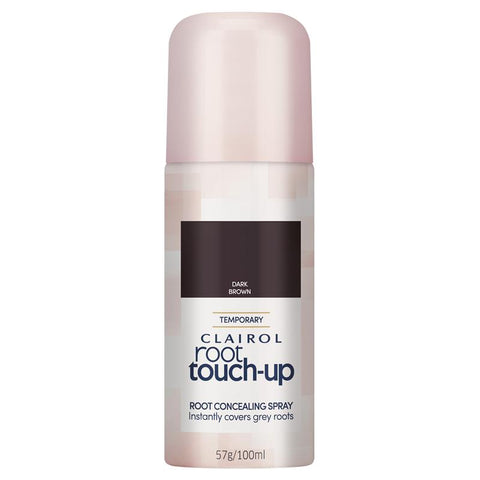clairol nice & easy root touch up root concealing spray dark brown