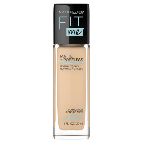 maybelline fit me matte poreless foundation soft sand