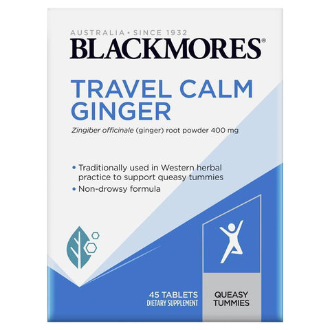 blackmores travel calm ginger 45 tablets