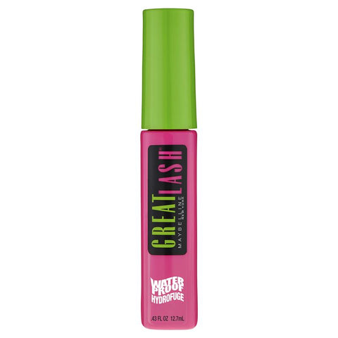 maybelline great lash volumizing waterproof mascara - very black