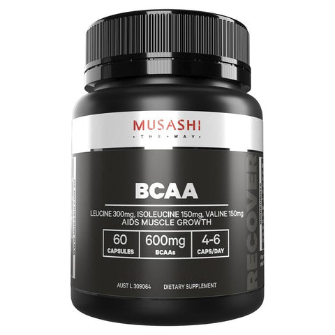 musashi bcaa 60 capsules
