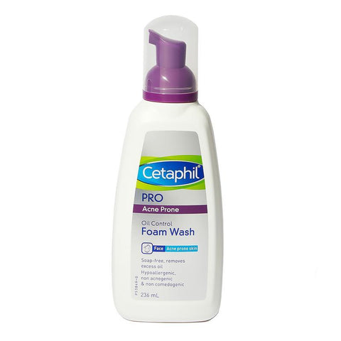 cetaphil pro acne prone oil control foam wash 236ml