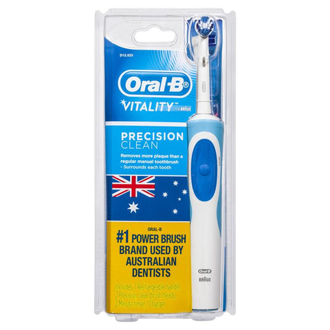oral b vitality precision clean electric toothbrush +2 refills