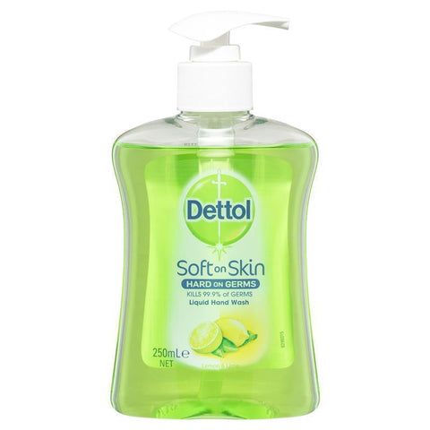 Dettol Soft on Skin Lemon & Lime Hand Wash Pump 250ml