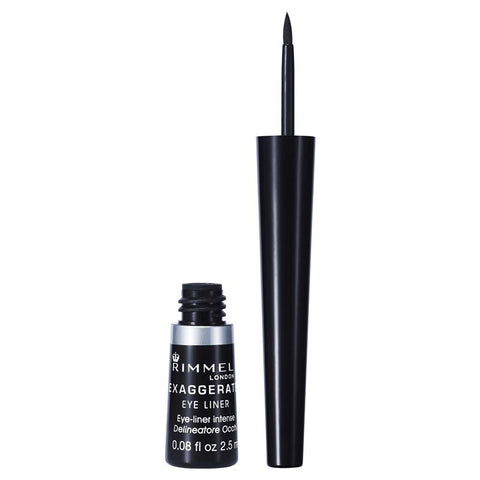 rimmel liquid exaggerate eye liner 100% black