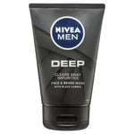 nivea men deep face & beard wash 100ml