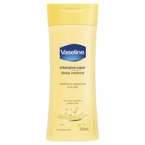 vaseline intensive care body lotion deep restore 225ml