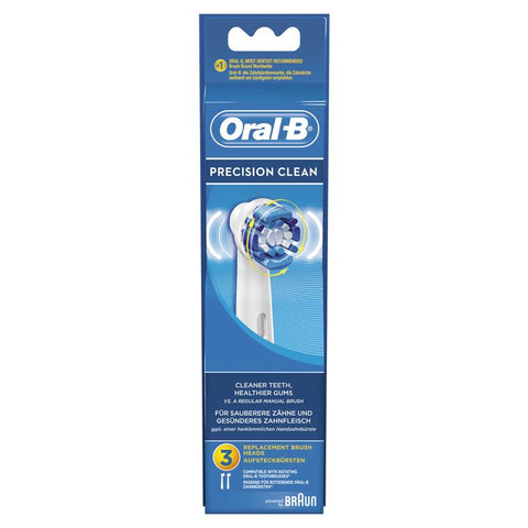 oral b power toothbrush refills precision clean 3 pack