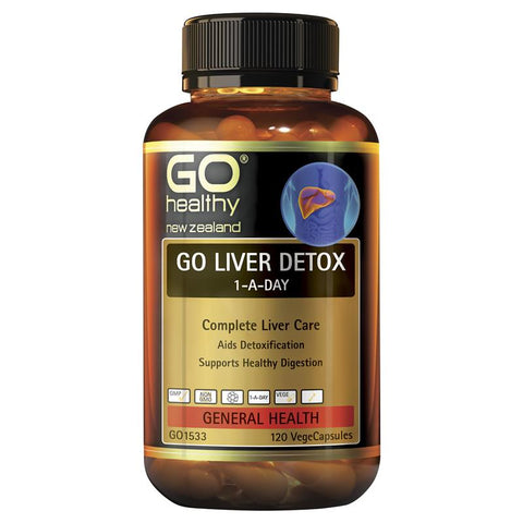 go healthy liver detox one-a-day 120 capsules