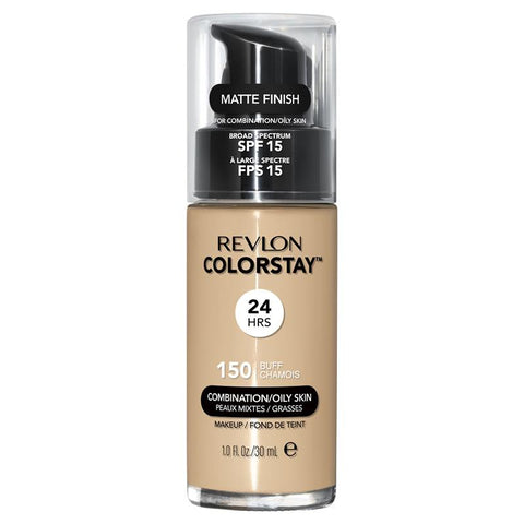 revlon colorstay makeup with time release technology for combination/oily buff foundation