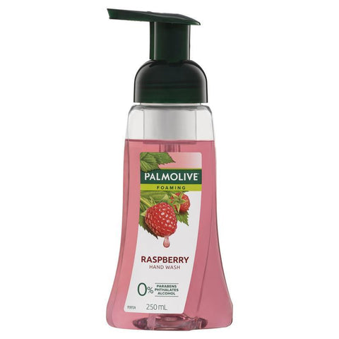 palmolive foaming liquid hand wash soap pump raspberry 250ml