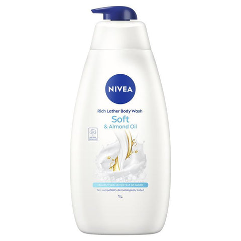 nivea shower rich moisture soft 1 litre