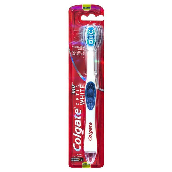 colgate power toothbrush optic white sonic medium – HORO.co.nz