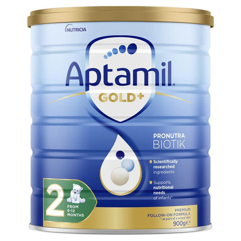 aptamil gold+ 2 follow-on formula 6-12 months 900g