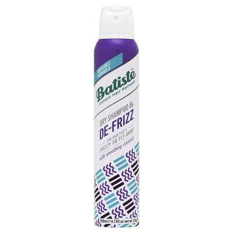 batiste hair benefits de-frizz dry shampoo 200ml