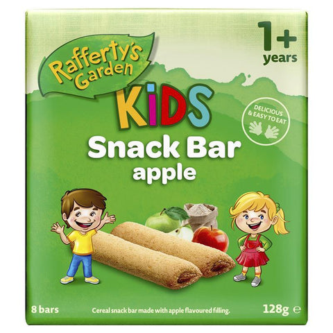 raffertys garden 12+ months fruit snack bar apple 8 pack