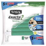 schick exacta2 sensitive 5+1 disposable razors