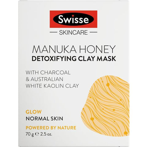 swisse skincare manuka honey detoxifying facial clay mask 70g