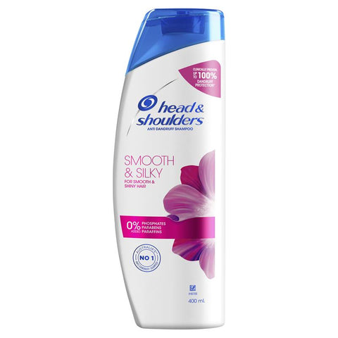 head & shoulders smooth & silky shampoo 400ml