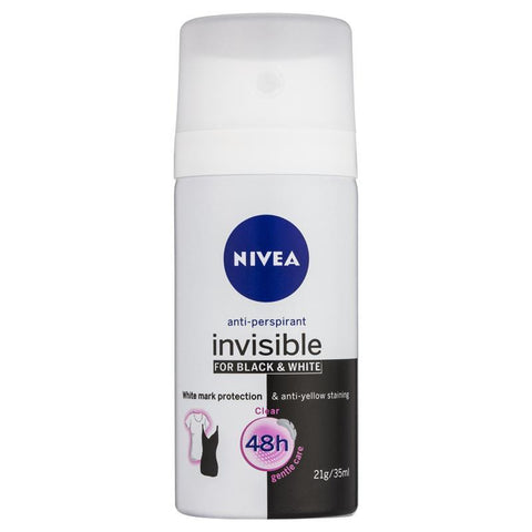 nivea deodorant for women black and white clear 35ml