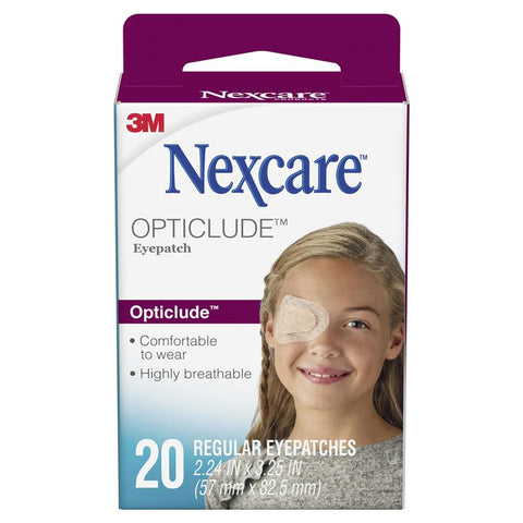 nexcare opticlude orthoptic eye patch regular 81mm x 55.5mm
