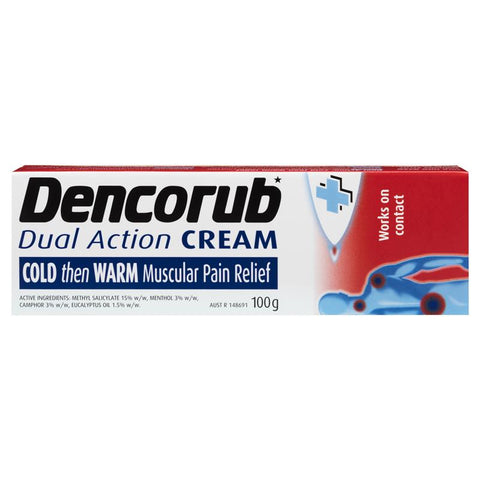 Dencorub Dual Action Pain Relieving Cream 100g