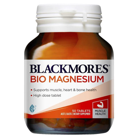 blackmores bio magnesium 50 tablets