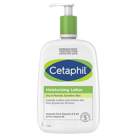 Cetaphil Moisturising Lotion 1L, Daily Face & Body