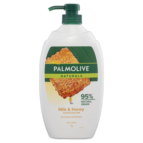 palmolive body wash milk & honey 1 litre