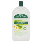 palmolive naturals liquid hand wash soap aloe vera value refill 1l