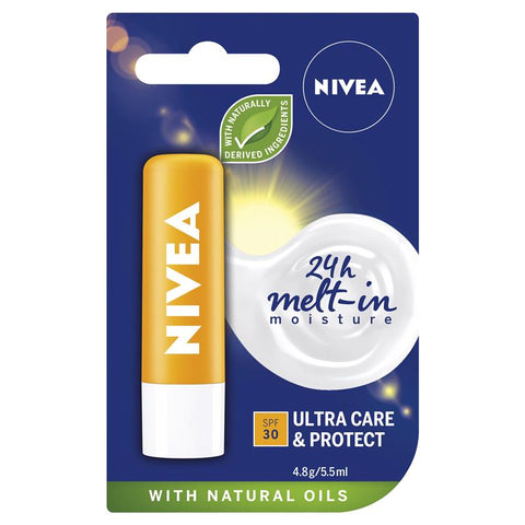 nivea lip care sun protect spf 30+ 4.8g