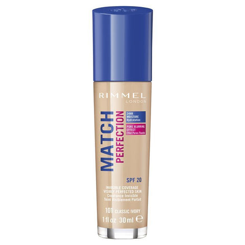 rimmel match perfection foundation classic ivory 101